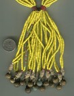 African Trade Beads Vintage Antique Czech Glass Beads Old Tile Fulani Necklace