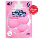 Aoa Studio Collection Makeup Sponge Set Latex Free And High-definition Set Of 6