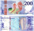 2025 Curacao   Sint Maarten Caribbean Guilder 10 To 200 Full Set Unc P1 To P5