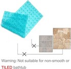 Extra Long Pebble Bath Tub Shower Mat 34 2 X 15 7  Bathmat Non-slip With Suction
