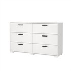 Tvilum Sofisa White  6 Drawer Dresser