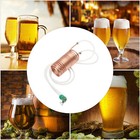 0 31  copper Immersion Wort Chiller For Cooling Beer  Malt Hose  clamps 30  c 86  f