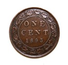 S8 - Canada 1 Large Cent 1893 Extremely Fine   Copper Coin - Queen Victoria