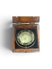 Vintage John E Hand   Sons Nautical Pocket Compass In Wood Box Maritime Antique