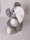 Vintage Dakin And Co 1971 12    Gray Stuffed Elephant Plush