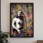 Chris Cornell 12x18in Poster  Audioslave Tribute Pop Art Tribute Free Ship Us
