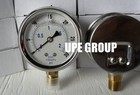 25 Pack Liquid Filled Pressure Gauge Compressor  2 5  Dial 30 Psi Lower Mnt 1 4 