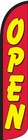 Open Red yellow 15  Tall Windless Swooper Feather Banner Flag   Pole Kit