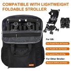 Size L Black Lightweight Stroller Travel Backpack Bag Fits Gb Pockit Air