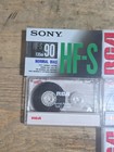 Vintage Blank Cassette Tapes Lot Of 7 Sony Hf-s Rca Tdk 