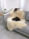 100  Genuine Icelandic Sheepskin Rug   Natural Rare Breed Long Hair Fur Area Rug