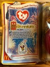 1999 Millennium The Bear Teenie Beanie Baby Mcdonalds 2000 Brand New In Package