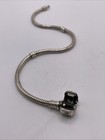Authentic Pandora S925 Ale Ss Barrel Clasp Snake Chain Bracelet 8    15 1g590702hv