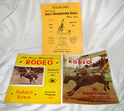 44th 45th Annual Championship Rodeo Sidney Iowa Vintage Souvenir Program 67  68