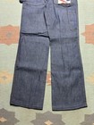 New Vintage 70s Buckle Back Denim Carpenter Jeans Nwt Deadstock Boys 16 28x28