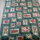 Christmas Holiday Tablecloth Lightweight Poinsettia Holly Pear 102  X 60 
