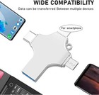 Usb3 0 Flash Drive 128gb Type C Memory Photo Stick For I Phone Android I Pad Lot