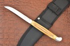 Queen Cutlery Made In Usa 1932-1955 Winterbottom Bone Fixed Blade Knife  19748 
