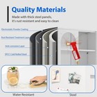 61  Glass Display Cabinet With Lock Metal Locking Liquor Storage Cabinets