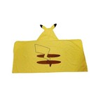 Pokemon Pikachu Bath pool beach Soft Cotton Terry Hooded Towel Wrap  24  X 50 