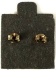 Vintage Earrings Small Dainty Gold Color--pierced Ears