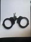 Double Lock Nickel Plated Steel Handcuffs With Keys Police Security Duty Gear