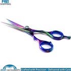 Barber Hair Cutting Scissors Multi Color 5 Inch Stainless Steel Salon Shears New