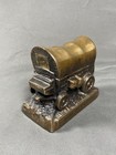 Vintage Banthrico Covered Wagon Coin Bank - Bank Of Stockton Ca Established 1847
