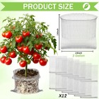 12 Pack 3 Gallon Gopher Baskets For Plant Root Protection Against Pests