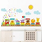 Removable Wall Decals Kids Room Nursery Vinyl Mural Decor Train Animals Balloon