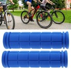 2 Pc  Mountain Bike Bicycle Cycling Handlebar Anti-slip Soft Rubber Hand Grips