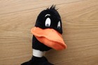 Vintage Looney Tunes Daffy Duck Plush 18  Warner Brothers Mighty Star 1971 Rare