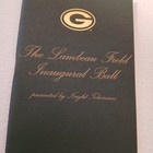 2003 Green Bay Packers Lambeau Field Inaugural Ball Program - Favre Starr Harlan