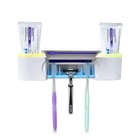 Household Wall Mounted Toothbrush Sanitizer Uv Disinfectant Toothbrush Holder
