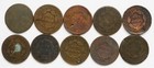 10ct Lot Of No Date cull Large Cents