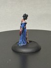 Painted Female Human Geisha Miniature Dungeons   Dragons Pathfinder 28mm Fantasy