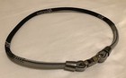  lot Of 2  Phiten X50 Titanium Necklace Black   Gray 18  - New