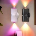 2 Pack Motion Sensor Led Night Light Lights Usb Rechargeable Magnetic Wall Lamps
