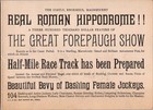 Rare Adam Forepaugh s 1880s Circus Victorian Trade Card