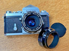 Nikon F 35mm Slr Film Camera - Prism Finder - 50mm Lens  Cap And Hood