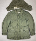 Vtg 50s Us Military M-1951 M51 Field Jacket Og-107 Sz Regular Medium Dated 1958