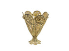 Antique Turkish Ottoman Filigree Silver -gilt Zarf Coffee Cup Holder Islamic 19c
