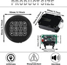 Gun Safe Lock Replacement Black Keypad With Swingbolt Lock Safe Electronic Lock