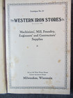 Western Iron Stores Mill Supplies Catalog 25 1925 Antique Tools 432pp Milwaukee