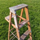 Vintage Werner Wood Ladder 6 Ft W336 1994 Household Utility Farmhouse Decor