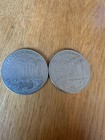 2 Mirage Hotel Casino  1 One Dollar Gaming Slot Tokens  Las Vegas  Nevada