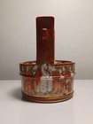 Antique vintage Japanese Kutani Ware Porcelain Bucket Used Very Good Condition