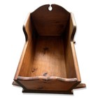 Beautiful Solid Wood Primitive Baby Doll Cradle Crib Rocker