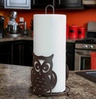 New Home-x Metal Owl Paper Towel Holder 14  Kitchen Decor 