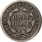 1852-p Seated Liberty Half Dime Great Deals From The Executive Coin Company